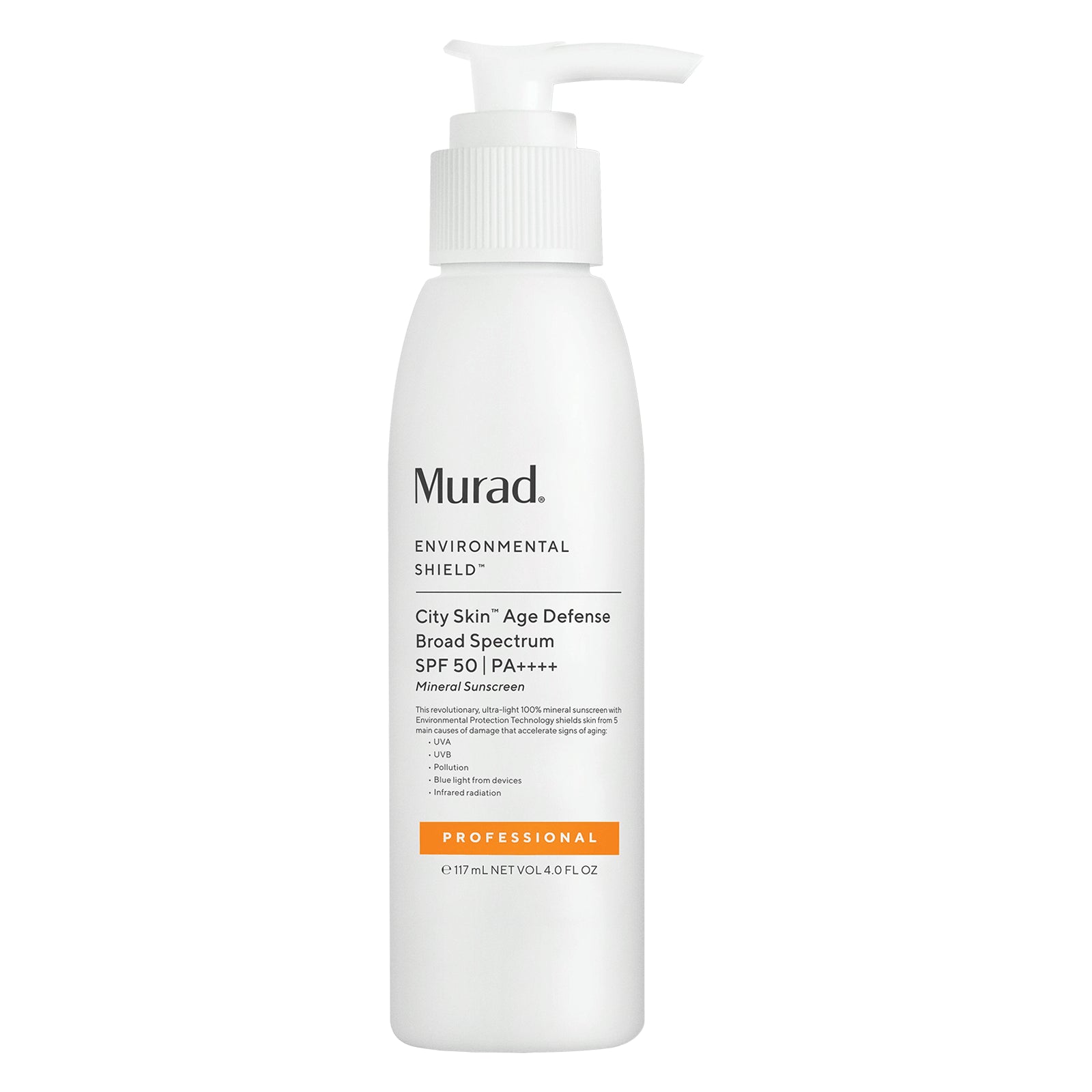 Murad, Environmental Shield, Protecție împotriva elementelor, Cremă solară cu spectru larg, SPF 50, 118 ml - Olmarkt