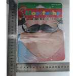 Mustata Falsa pentru Deghizari, Flippy, Petreceri Tematice, din Panza, Autoadeziv, 13 x 4 cm, Model Grizonat 1,