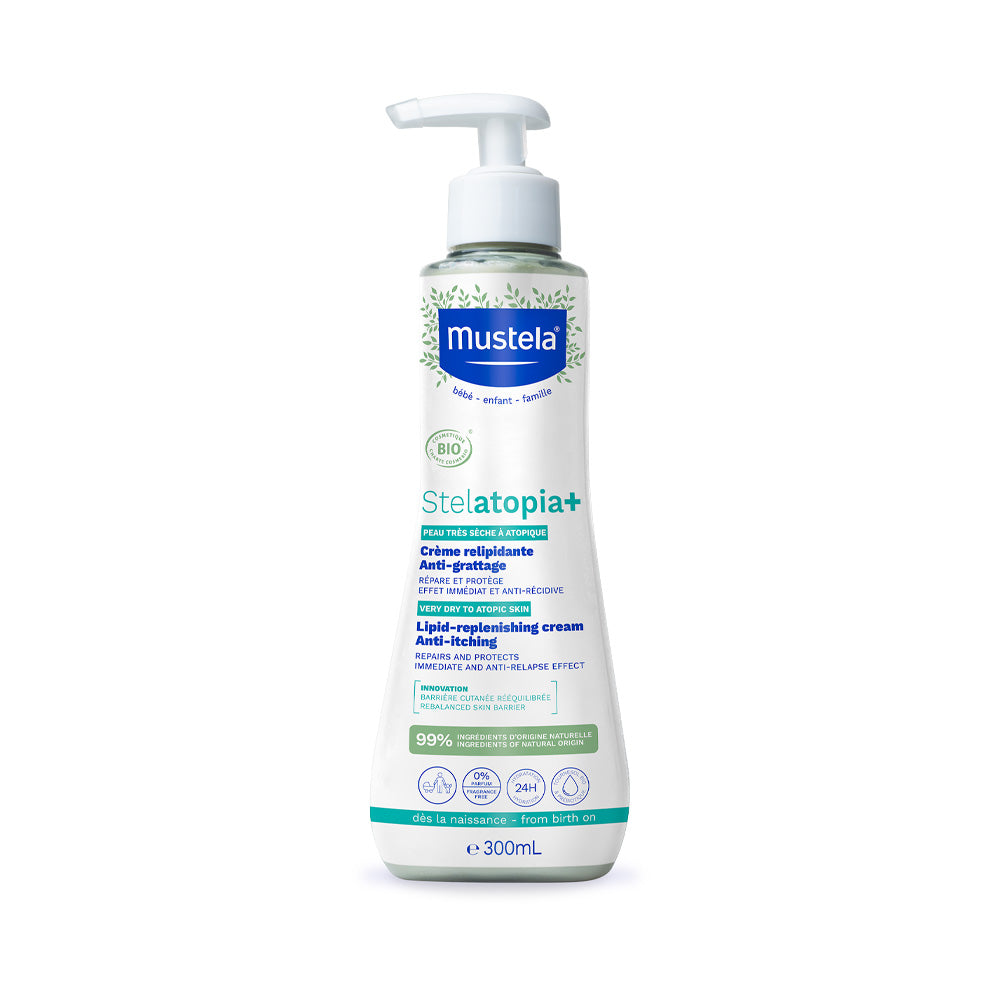 Mustela, Stelatopia+, Floarea-soarelui, Lipid Replenishing, Smântână, 300 ml