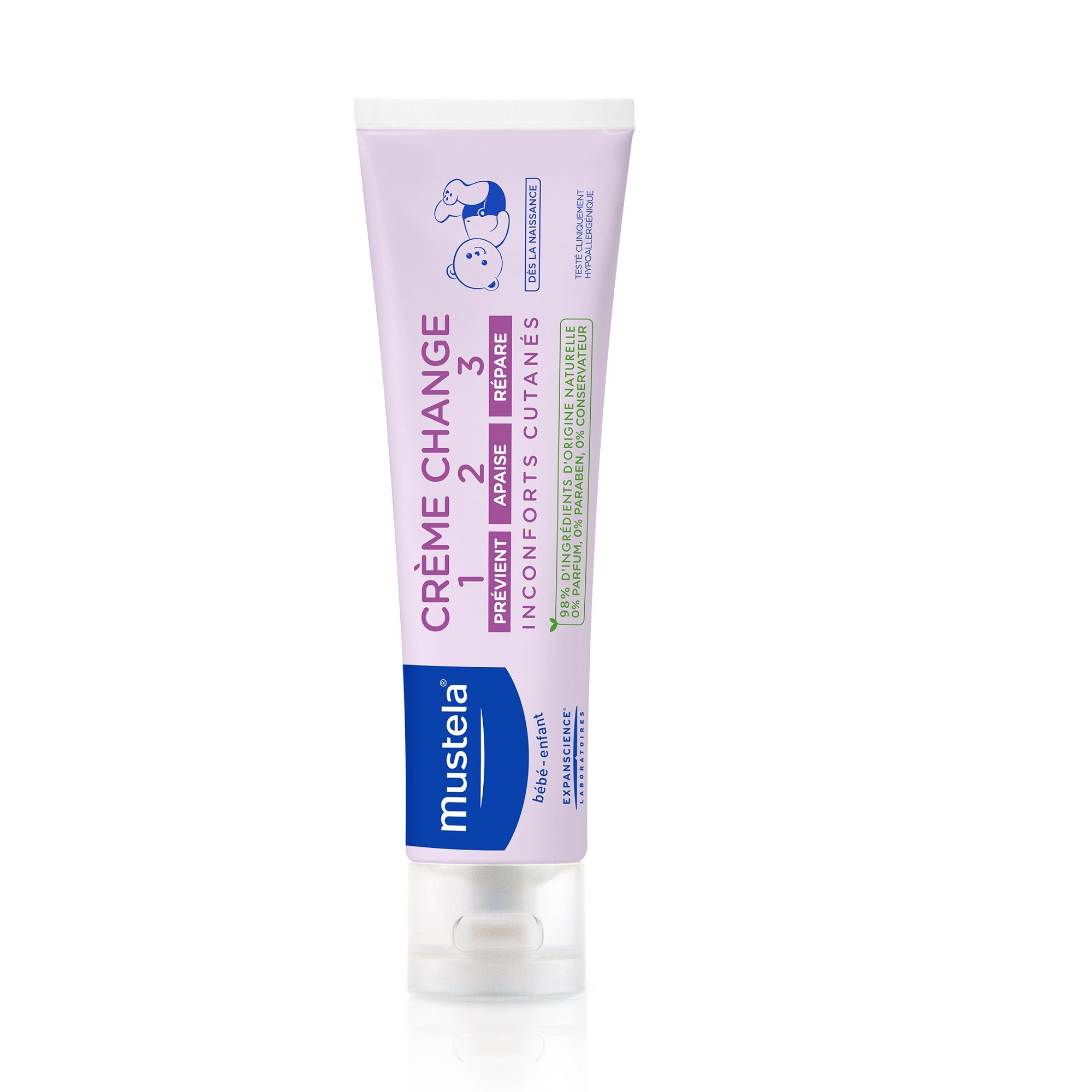 Mustela, Vitamin Barrier 123, Protejează și hidratează, Cremă de corp, Diaper Area, 50 ml