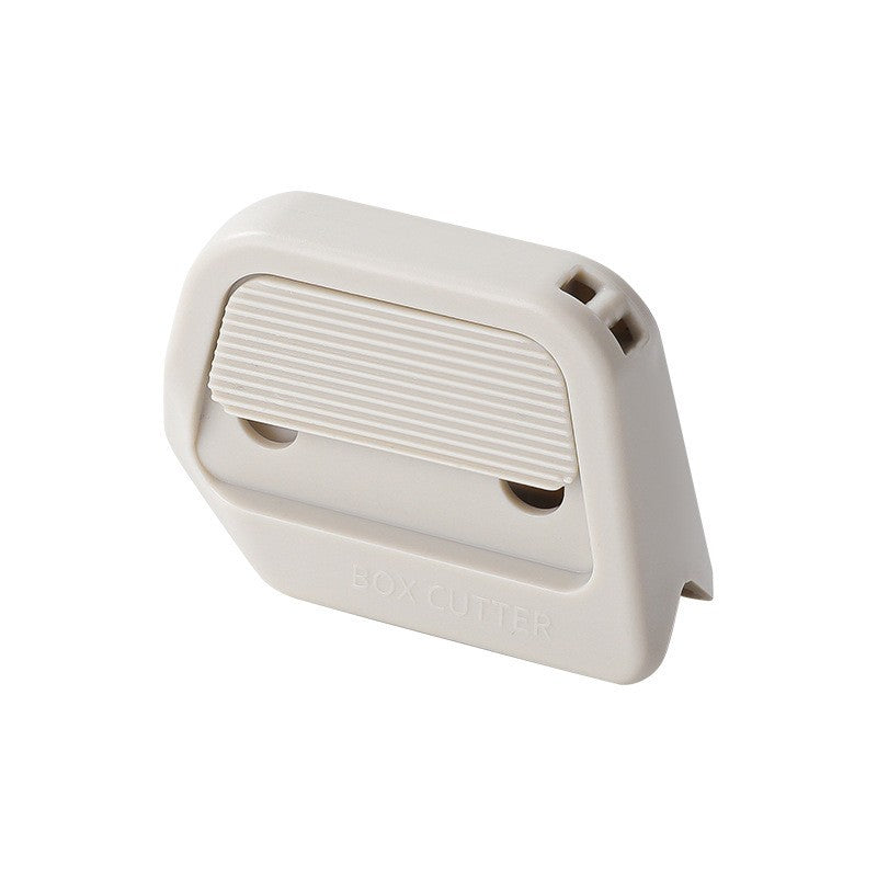 Cutter Portabil, Flippy, din ABS, Magnetic, Lama Ceramica, Autoretractabila, Universal, Alb