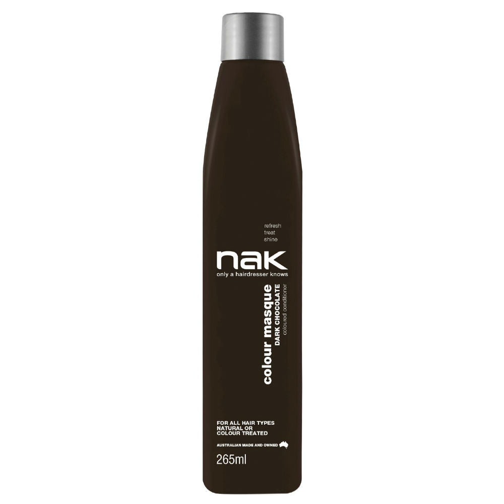 Nak, Signature, Mască cremă de colorare a părului,  Dark Chocolate, 265 ml - Olmarkt
