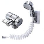Set Extensie de Dus, Flippy, pentru Baterie Baie sau Bucatarie, 4 Piese, Filtru de Ioni Negativi, Furtun Flexibil de