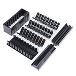 Aparat pentru Sushi, Flippy, Set 7 Accesorii pentru Sushi, Ofera 3 Forme de Design, Rotund, Triunghi, Inimioare, Negru
