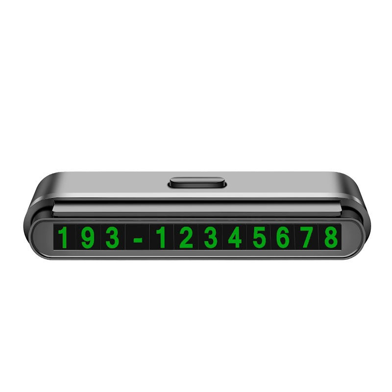 Suport Numar de Telefon pentru Parcare Auto, Flippy, Suport pentru Numarul de telefon, Banda glisanta pentru Ascundere,