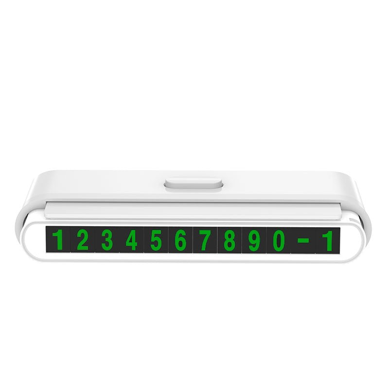 Suport Numar de Telefon pentru Parcare Auto, Flippy, Suport pentru Numarul de telefon, Banda glisanta pentru Ascundere,