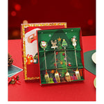 Set 4 Furculite, Flippy, Tema Craciun, Model Carry The Merry, 4 Modele, din Otel Inoxidabil, 19.5 x 16 x 2 cm,