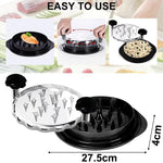 Tocator Manual pentru Carne, Flippy, cu Capac Transparent, Tocator de Pui Antiderapant, Manere Ergonomice, 25 x 25 x
