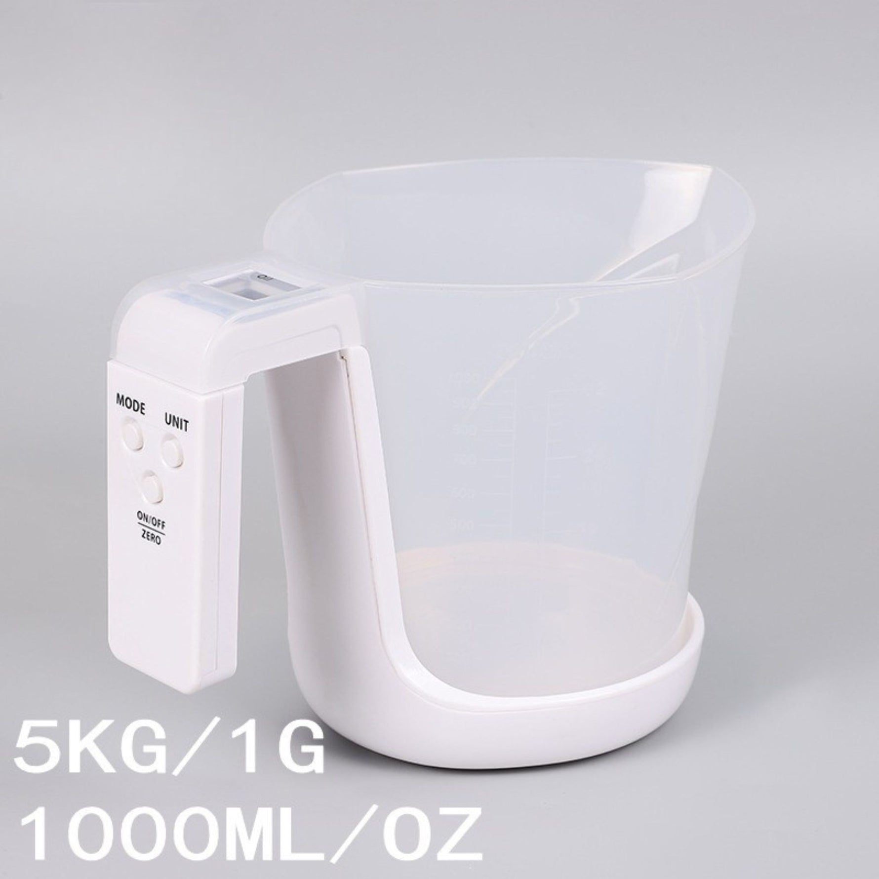 Cantar de Bucatarie 2 in 1, Flippy, Model Electronic, Tip Cana Gradata cu Masurare, pentru Lichide si Solide, Display