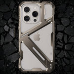 Husa de Protectie Armor Metal Compatibila cu iPhone 15 Pro Max, Flippy, Antizgariere, Antisoc, Protectie