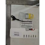 Lampa Portabila, Flippy, de Voiaj/Camping, Incarcare USB, IPX5, LED RGB, din ABS, 300 mAh, 10 x 5.5 x 5.5 cm, Galben