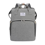 Rucsac Multifunctional pentru Mamici, Flippy, cu Patut Pliabil si Baza de Schimbat, Rezistent la Apa, Capacitate Mare,