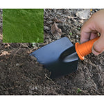 Set 12 Unelte de Gradina, Flippy, pentru Plantare Prelucrare Sol si Ingrijire Plante, Manere Portocalii, Material PVC