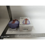 Lampa de Veghe, Flippy, cu Protectie pentru Ochi, Model Violina, Lumina Calda, Incarcare USB, ABS, 14.3x5x9.9 cm, Mov/