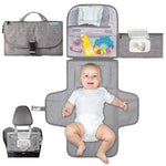 Geanta Multifunctionala, Flippy, Tip Aleza de Schimbat Scutece, Impermeabila, din Panza Oxford, cu Buzunare, Usor de