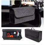 Organizator Portbagaj Auto Pliabil, Flippy, Cutie Depozitare Multifunctionala, Material Textil Non Woven, 50 x 17 x 24