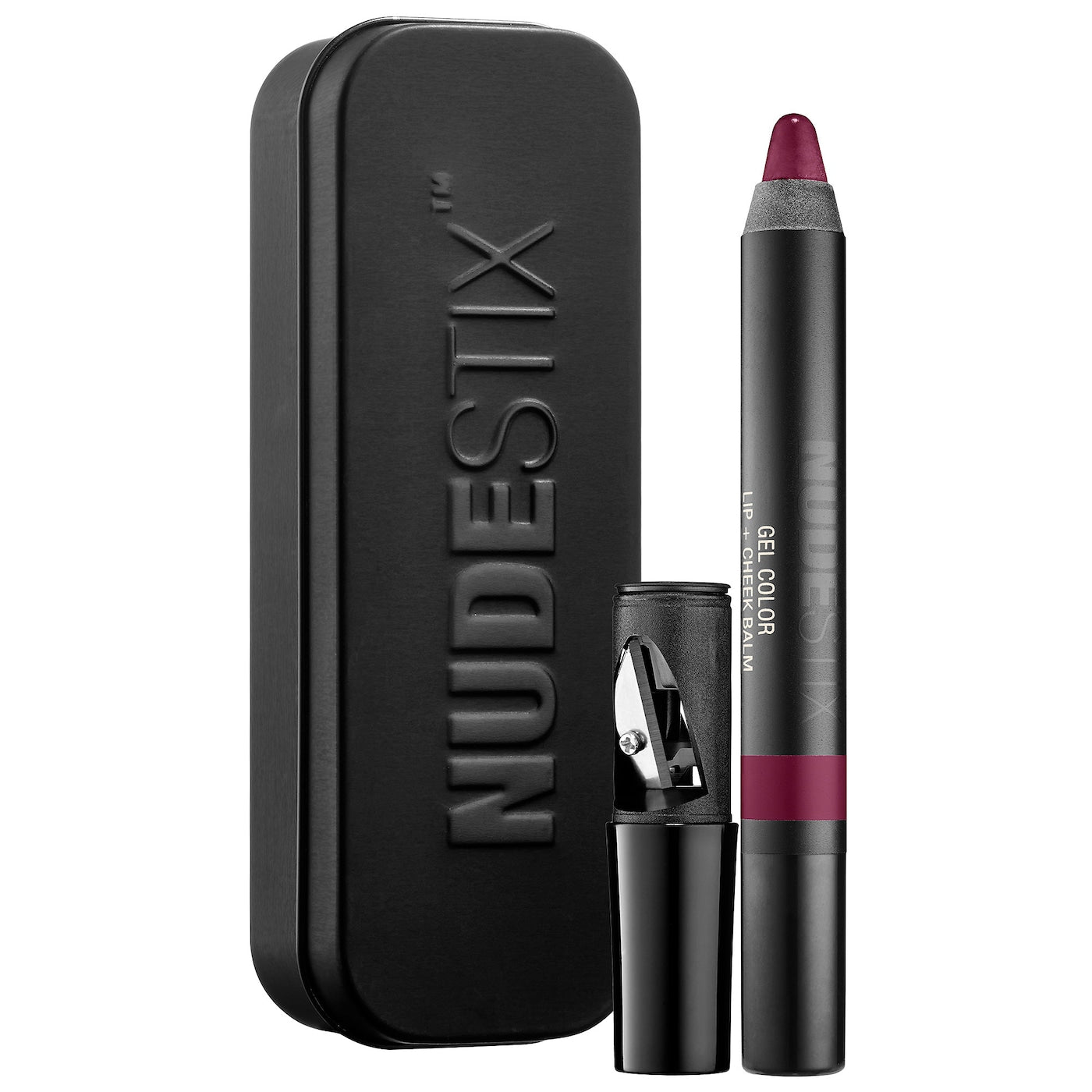 Nudestix, Gel Color, Balsam pentru buze și obraji 2-în-1, Whicked, 2.8 g - Olmarkt