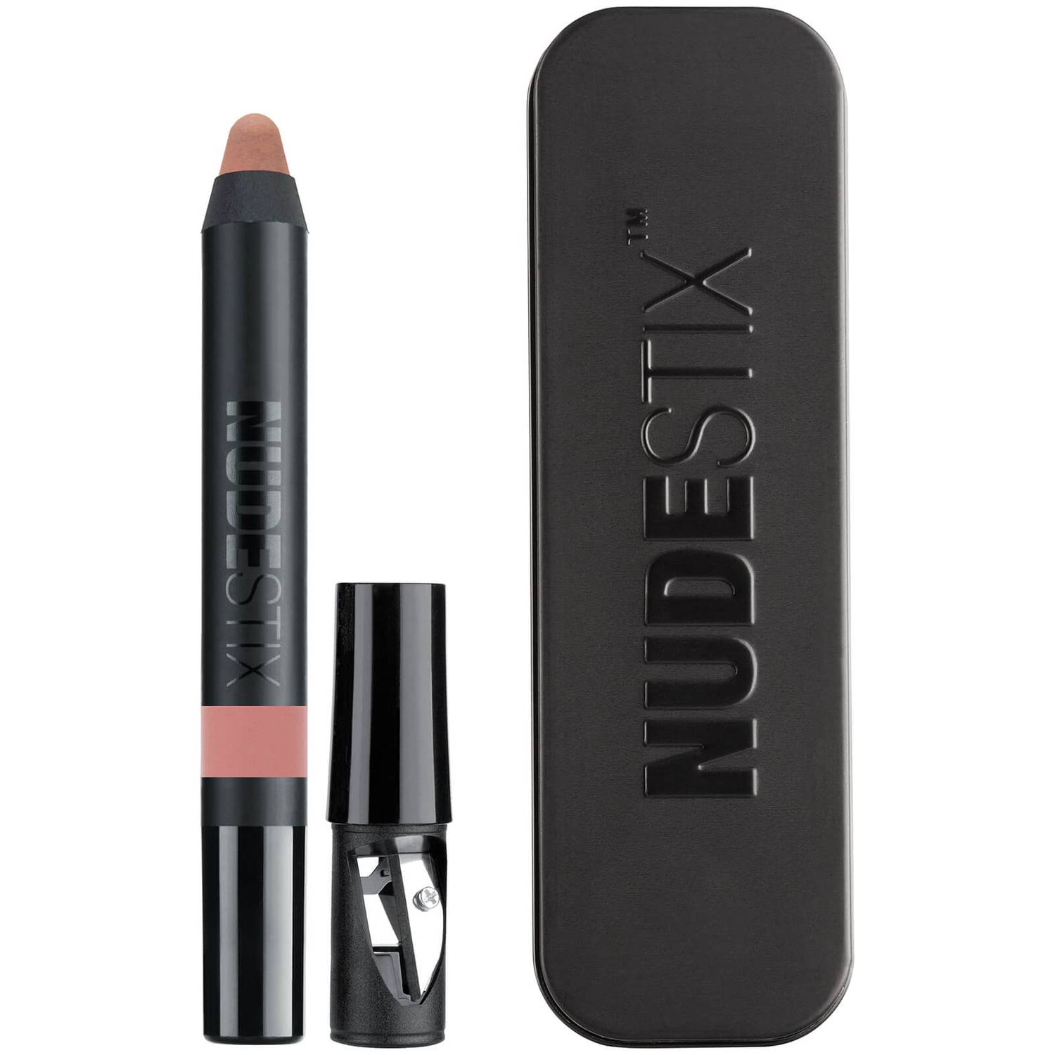Nudestix, Intense Matte, Creion de buze și fard de obraz 2-în-1, Păcat, 2.5 g - Olmarkt