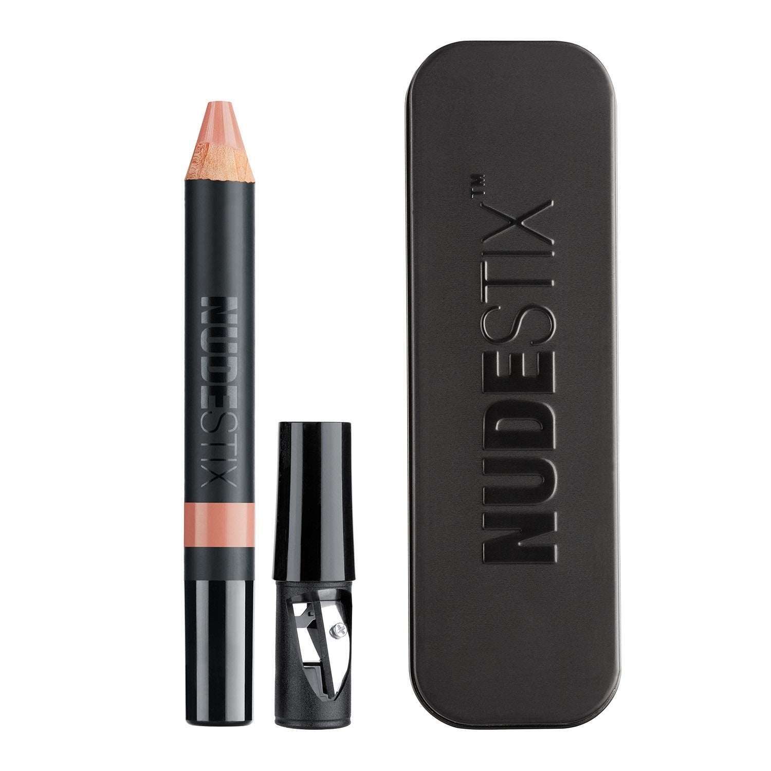 Nudestix, Intense Matte, Creion de buze și fard de obraz 2-în-1, Șopti, 2.8 g - Olmarkt