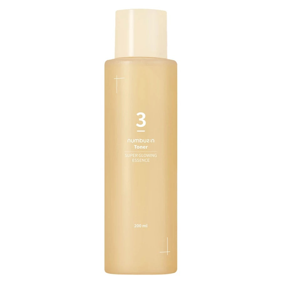 Numbuzin, No.3 Super Glowing, Glowing, Essence Lotion, For Face, 200 ml