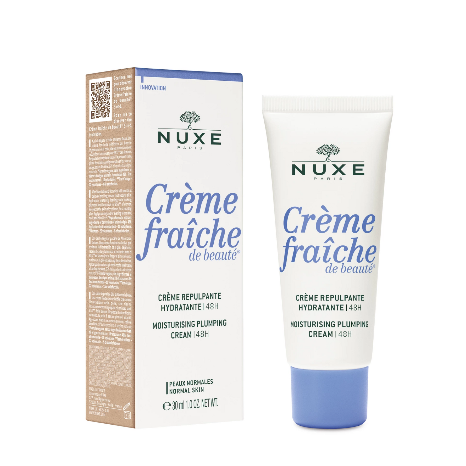 Nuxe, Creme Fraiche de Beaute, Hidratant, Smântână, Pentru față, 30 ml - Olmarkt