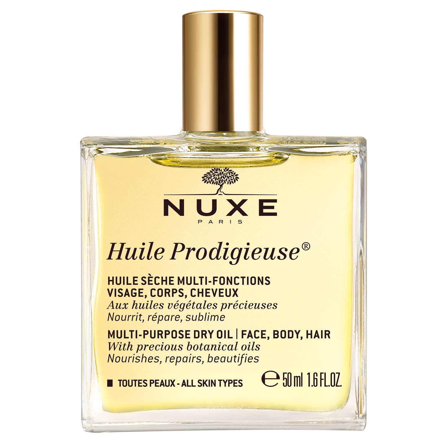 Nuxe, Huile Prodigieuse Multi-Purpose, Ulei de corp, Pentru față, corp și păr, 50 ml