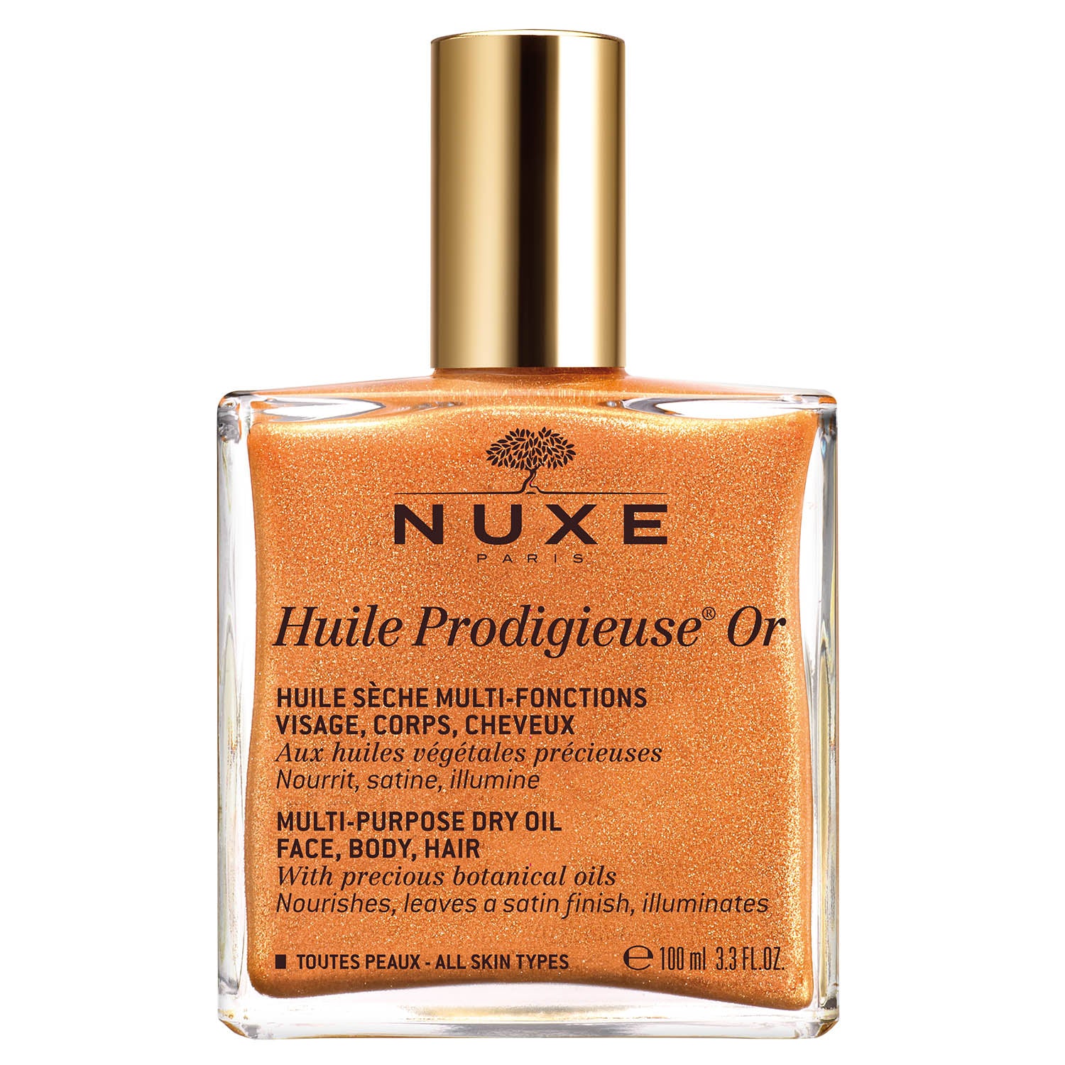 Nuxe, Huile Prodigieuse Or Multi-Purpose, Ulei de corp, Pentru corp, față și păr, 100 ml - Olmarkt