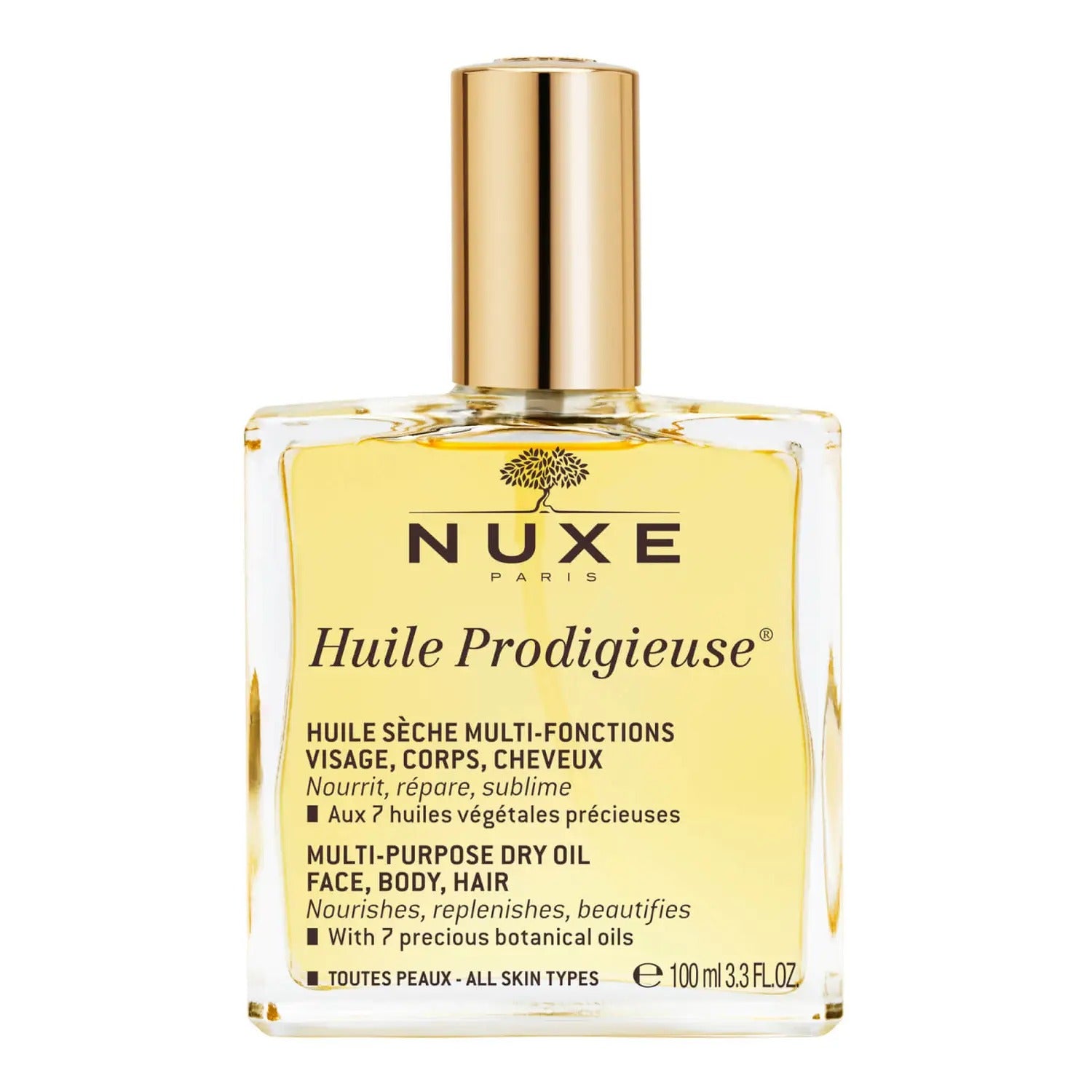 Nuxe, Huile Prodigieuse Multi-Purpose, Hrănitor, Ulei de corp, Pentru față, corp și păr, 100 ml