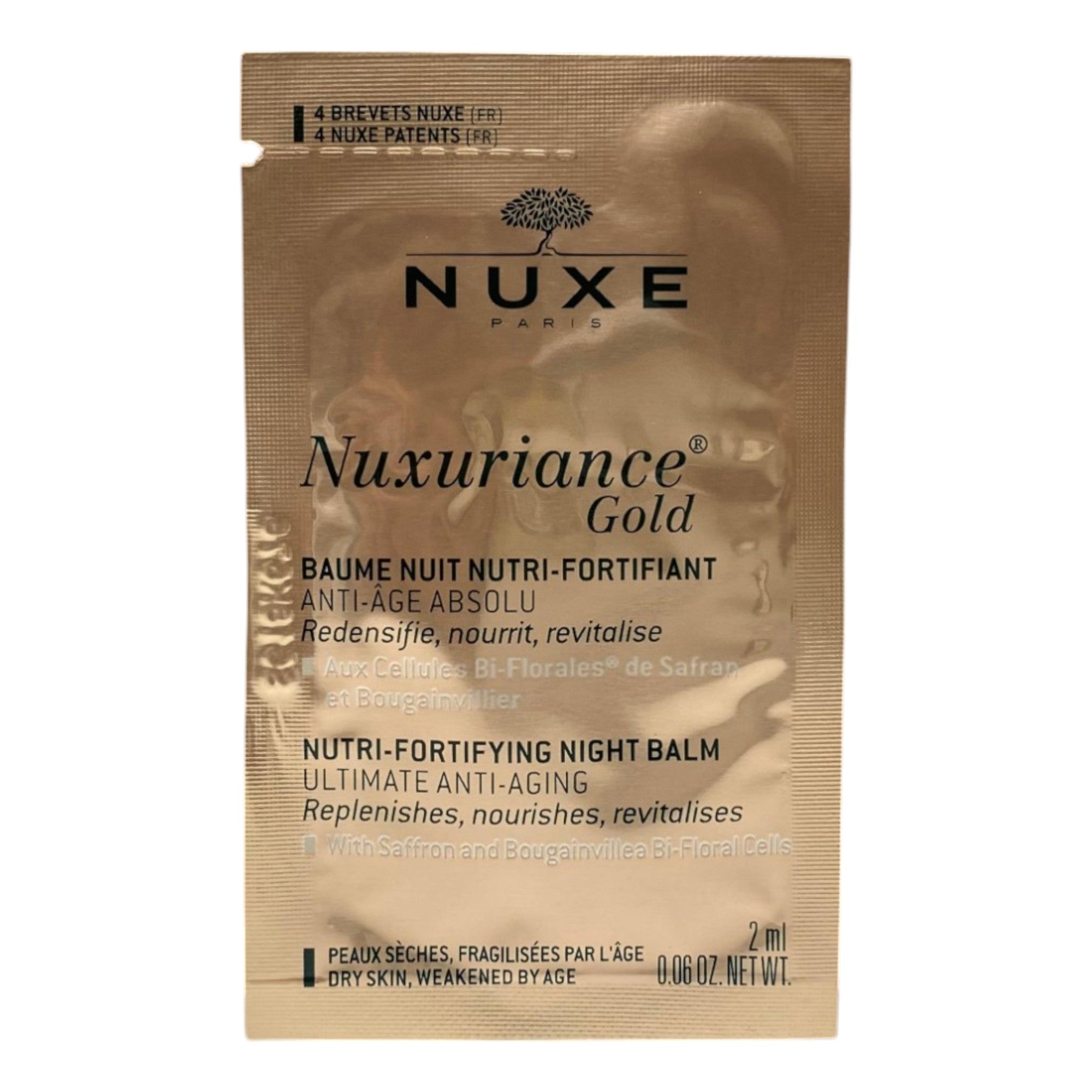 Nuxe, Nuxuriance Gold, Vegan, Anti-îmbătrânire, Balsam, Pentru față, 2 ml *Mostră - Olmarkt