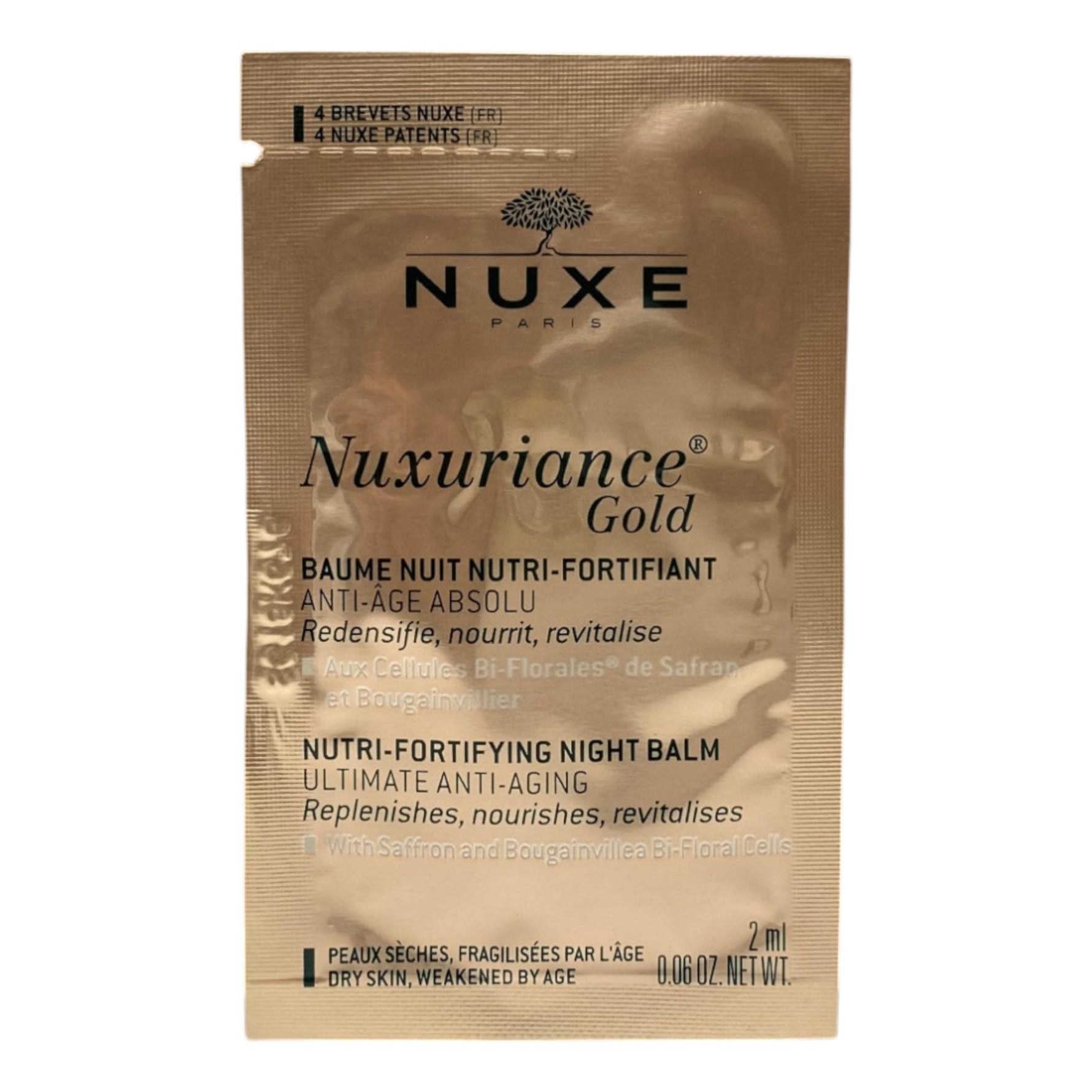 Nuxe, Nuxuriance Gold, Vegan, Anti-îmbătrânire, Balsam, Pentru față, 2 ml *Mostră - Olmarkt