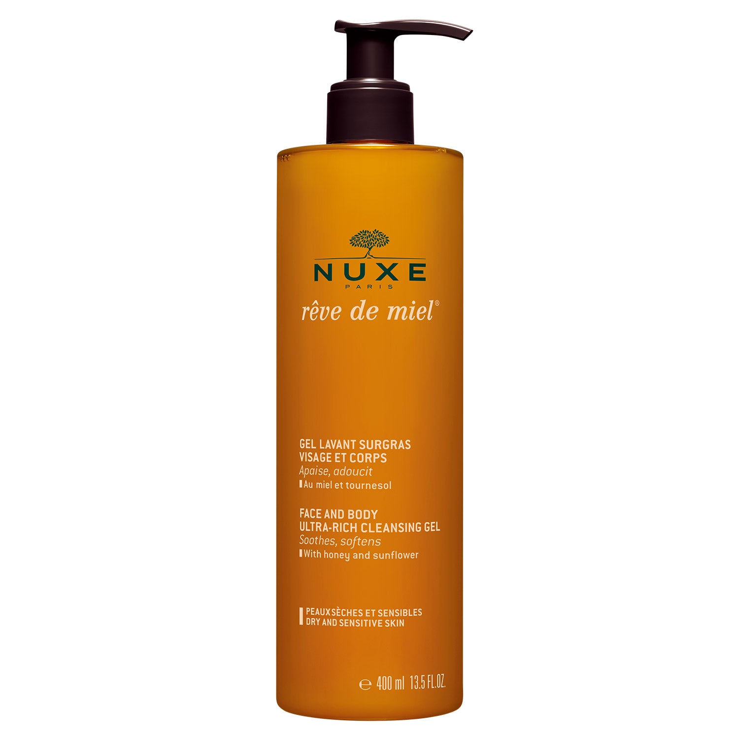 Nuxe, Reve de Miel Ultra Rich, Gel de curățare, Pentru față, 400 ml - Olmarkt