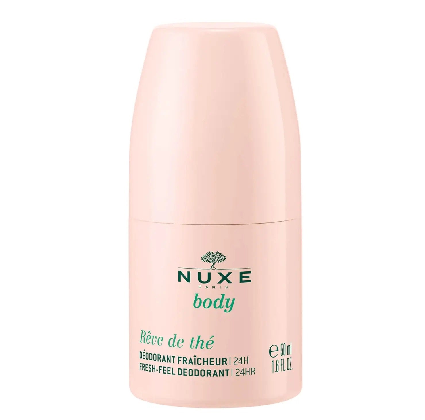 Nuxe, Reve de The, Vegan, Răcoritor, Deodorant roll-on, Pentru femei, 50 ml