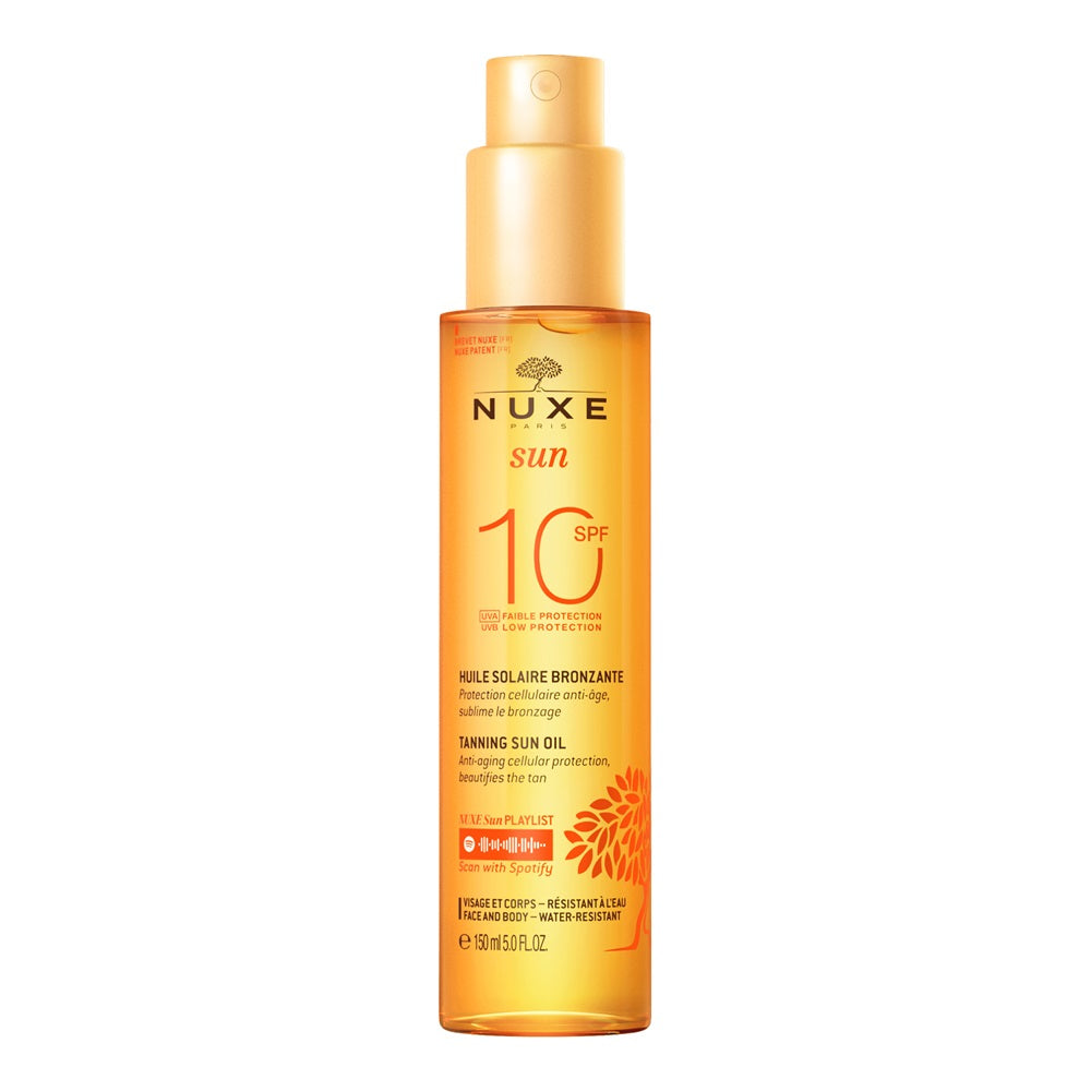 Nuxe, Sun, Anti-îmbătrânire, Ulei de bronzat, SPF 10, 150 ml - Olmarkt