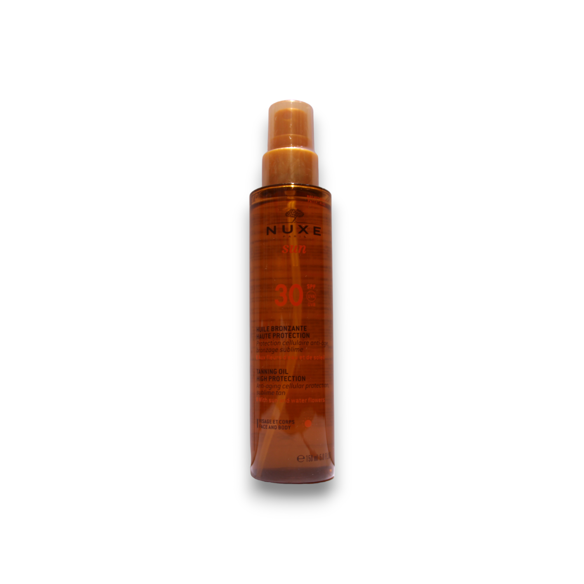 Nuxe, Sun, Anti-îmbătrânire, Ulei de bronzat, SPF 30, 150 ml