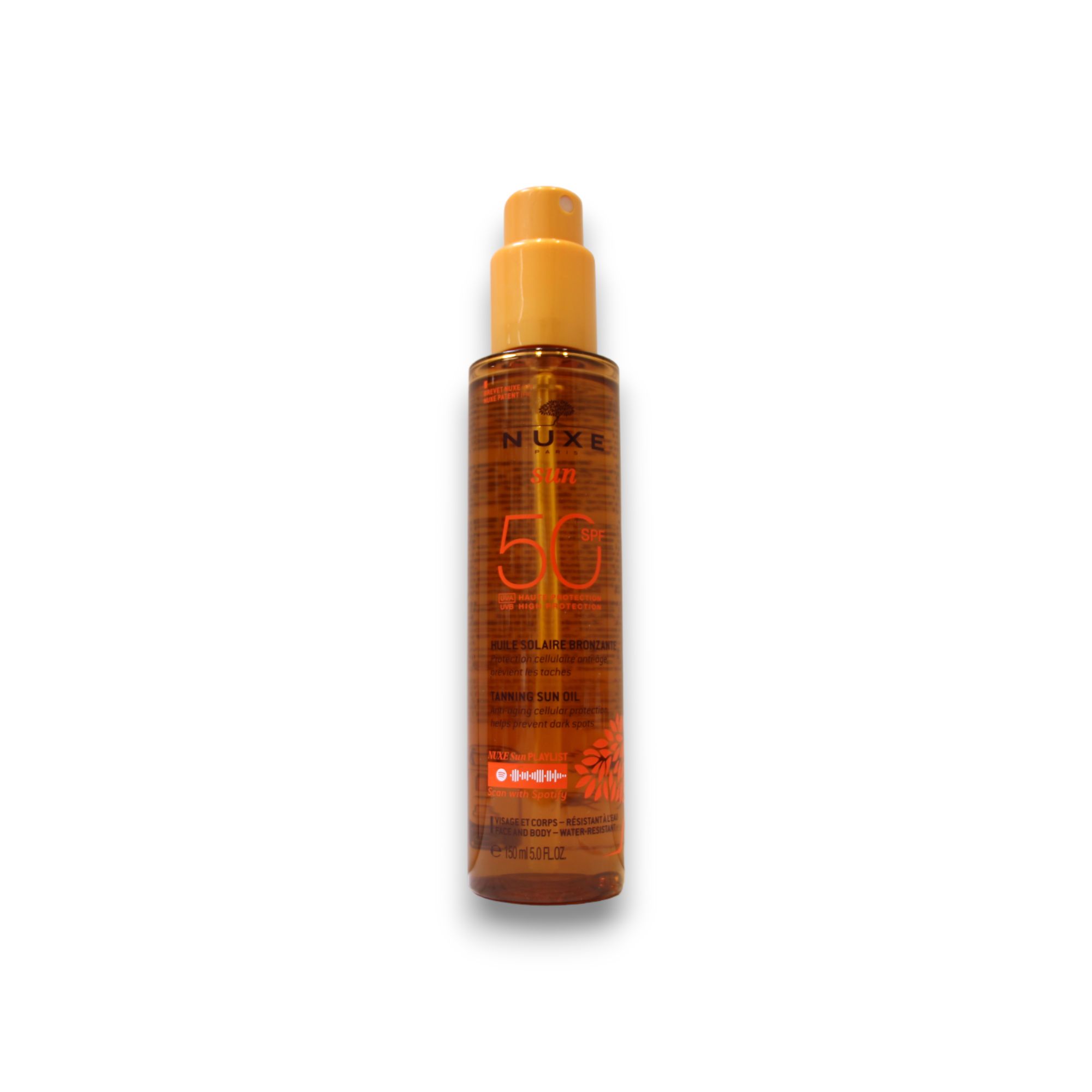 Nuxe, Sun, Anti-îmbătrânire, Ulei de bronzat, SPF 50, 150 ml - Olmarkt