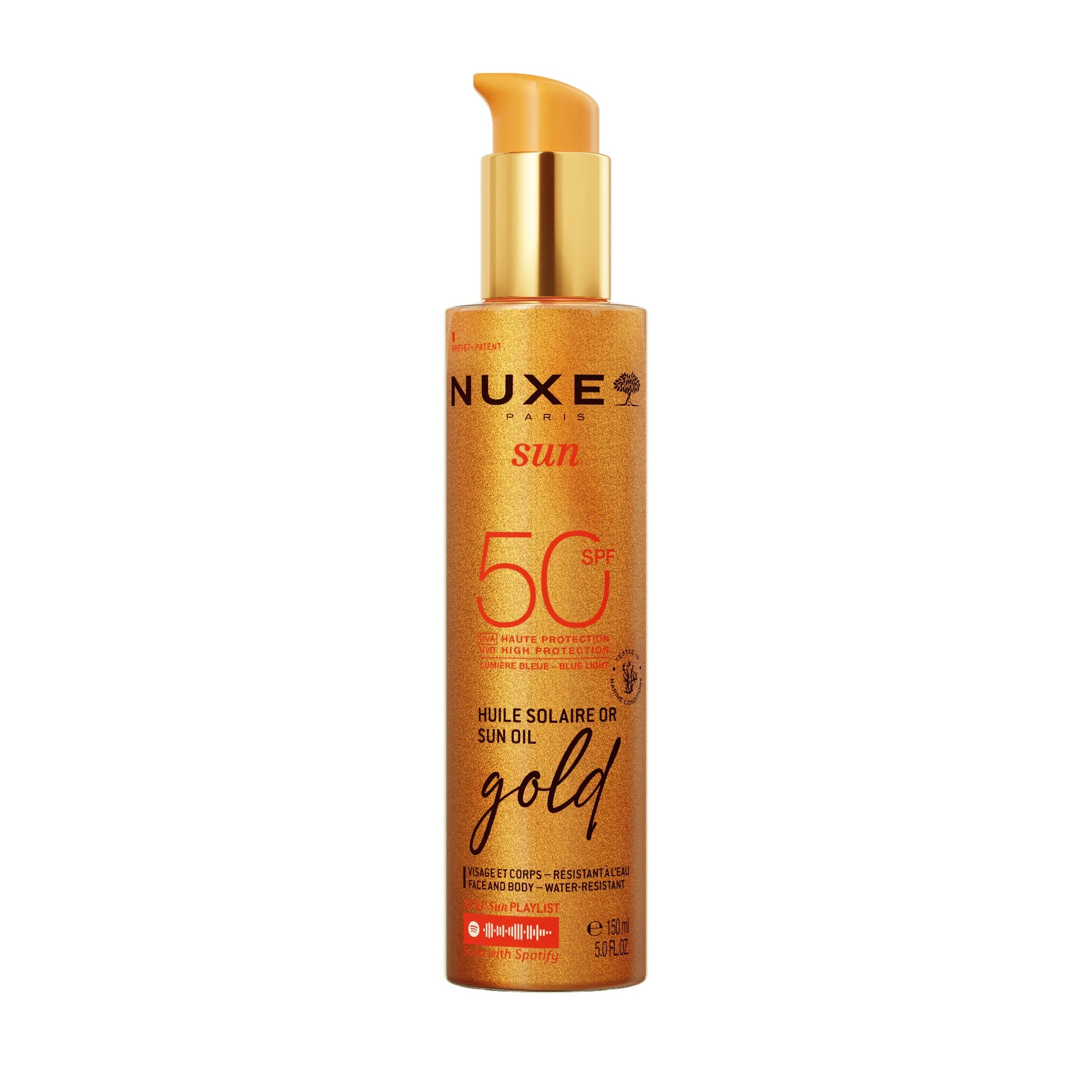 Nuxe, Sun Gold, Protecție UV, Ulei de bronzat, SPF 50, 150 ml