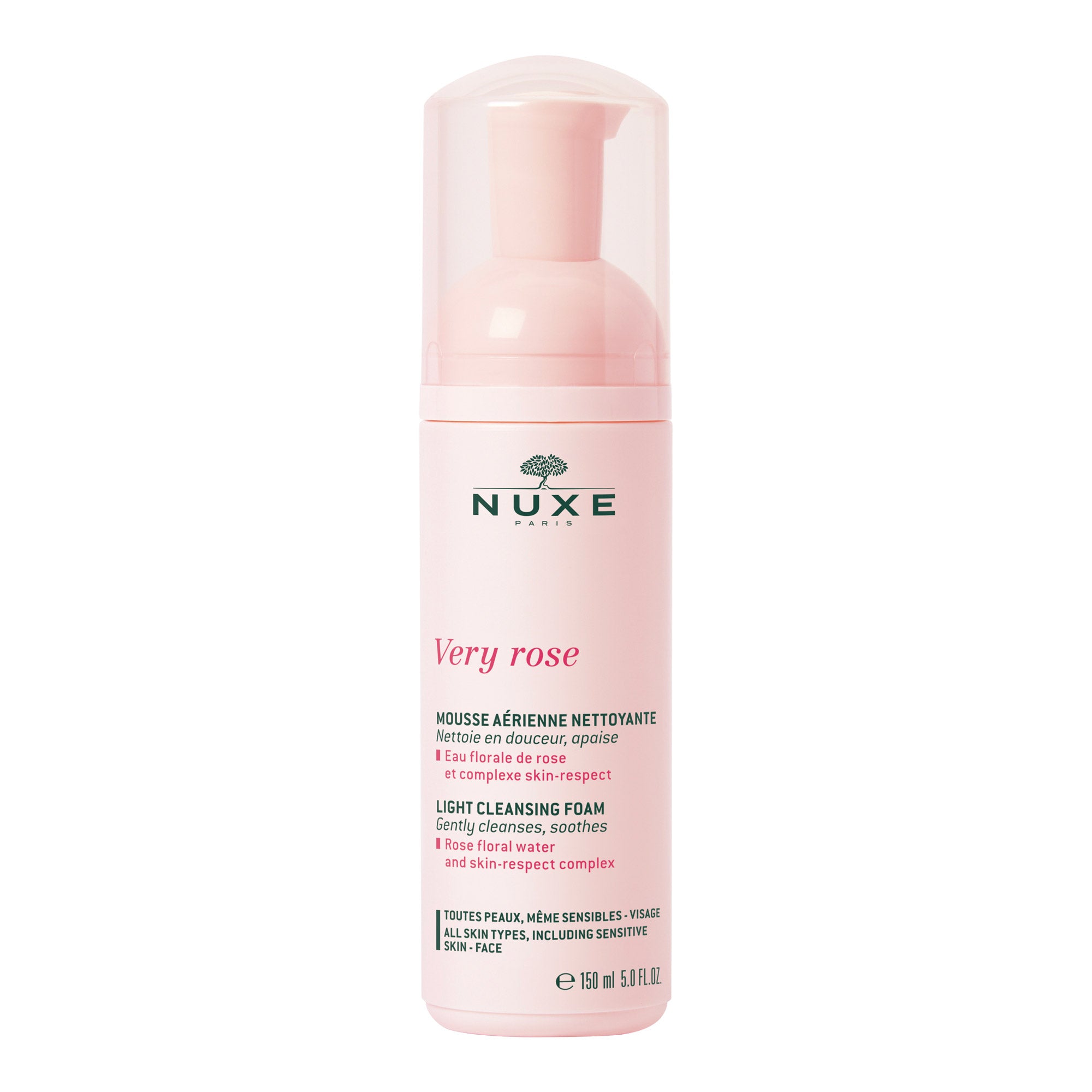 Nuxe, Very Rose, Spumă de curățare, 150 ml - Olmarkt