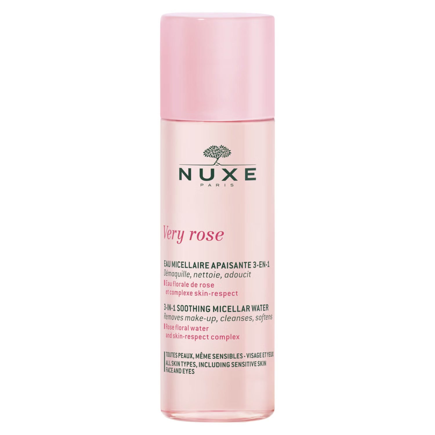 Nuxe, Very Rose, Curățare, Apă micelară, Pentru piele sensibilă, 50 ml - Olmarkt