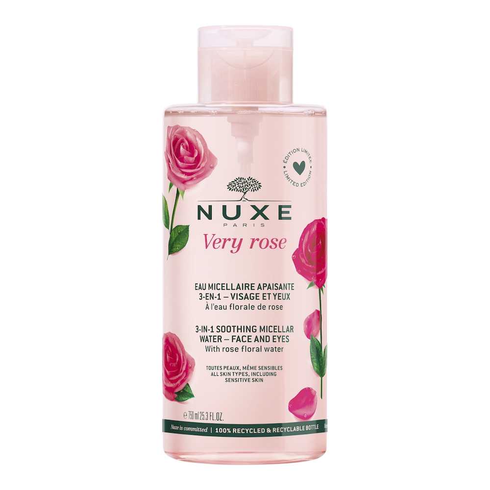 Nuxe, Very Rose, Curățare, Apă micelară, Pentru toate tipurile de piele, 750 ml