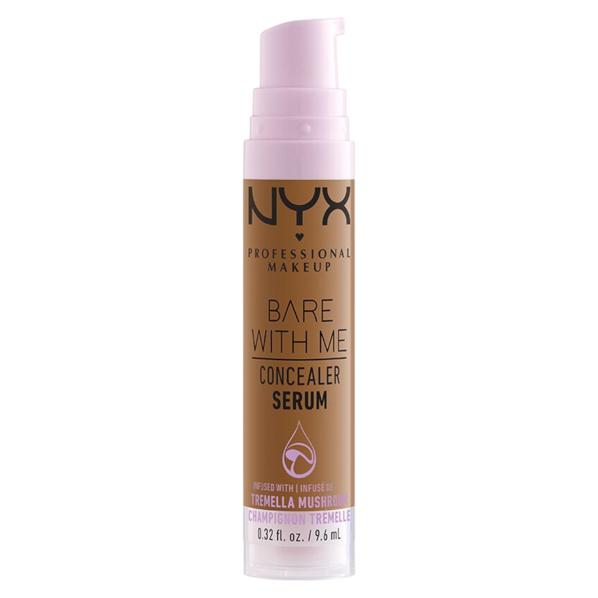Nyx, Bare With Me, Vegan, Camuflaj, Corector lichid, 10, Camilă, 9.6 ml