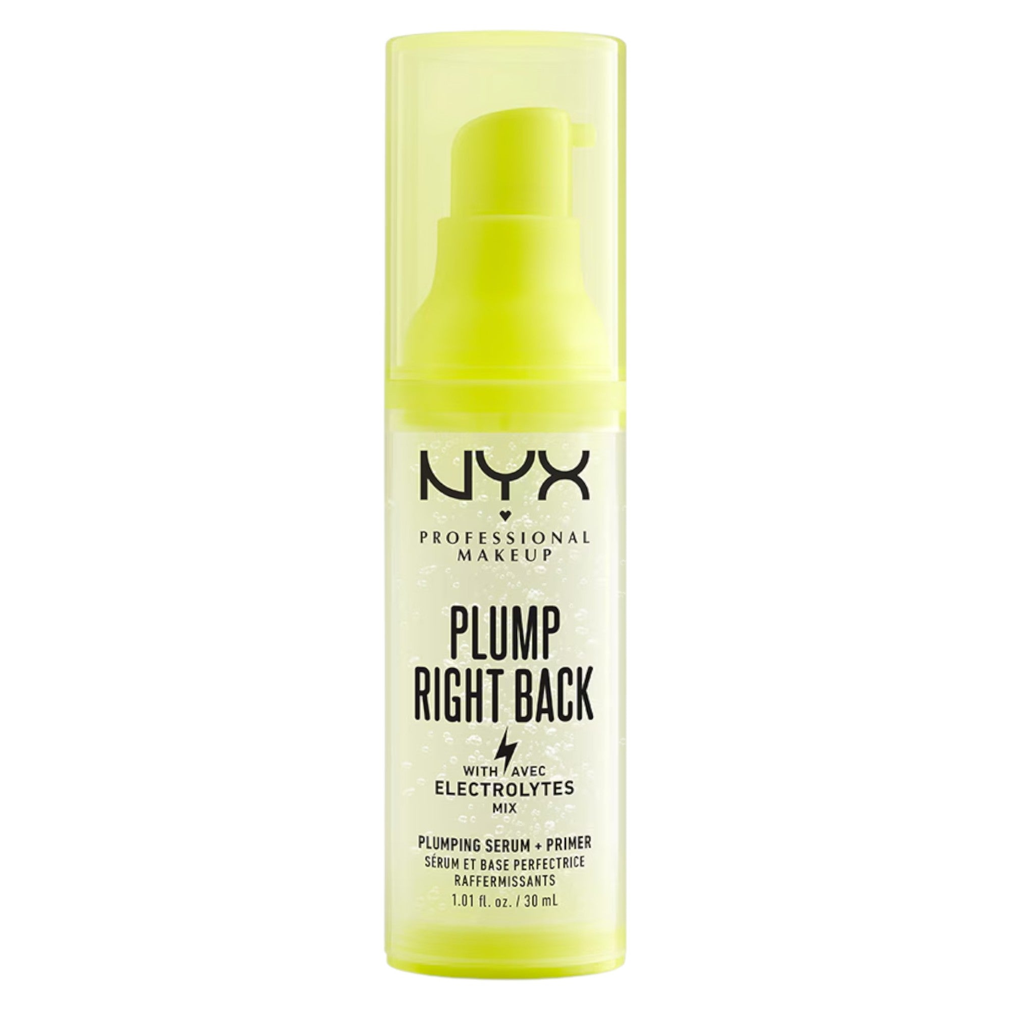 Nyx, Plump Right Back, Vegan, Umpleți și hidratați pielea, Bază, corector și fond de ten 3-în-1, Nu, 30 ml