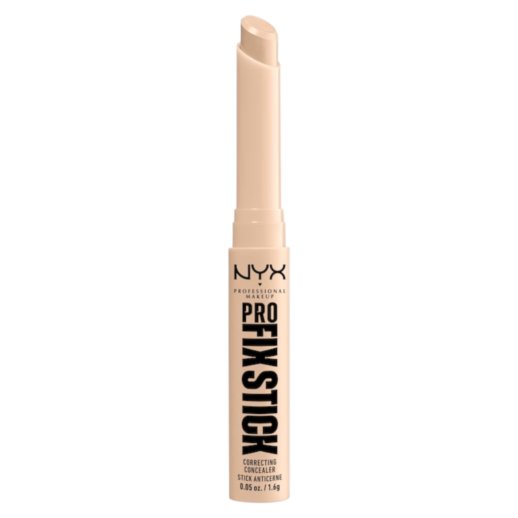 Nyx, Pro Fix Stick Correcting, Vegan, Rezistent la transfer, Creion corector, 03, Alabastru, 1.6 g