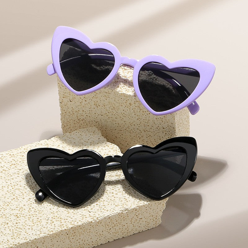 Ochelari in Forma de Inima, Flippy, pentru Petrecerea Burlacitelor, Tematica Nunta, Protectie Soare, 14.7x4.9x14.2 cm,