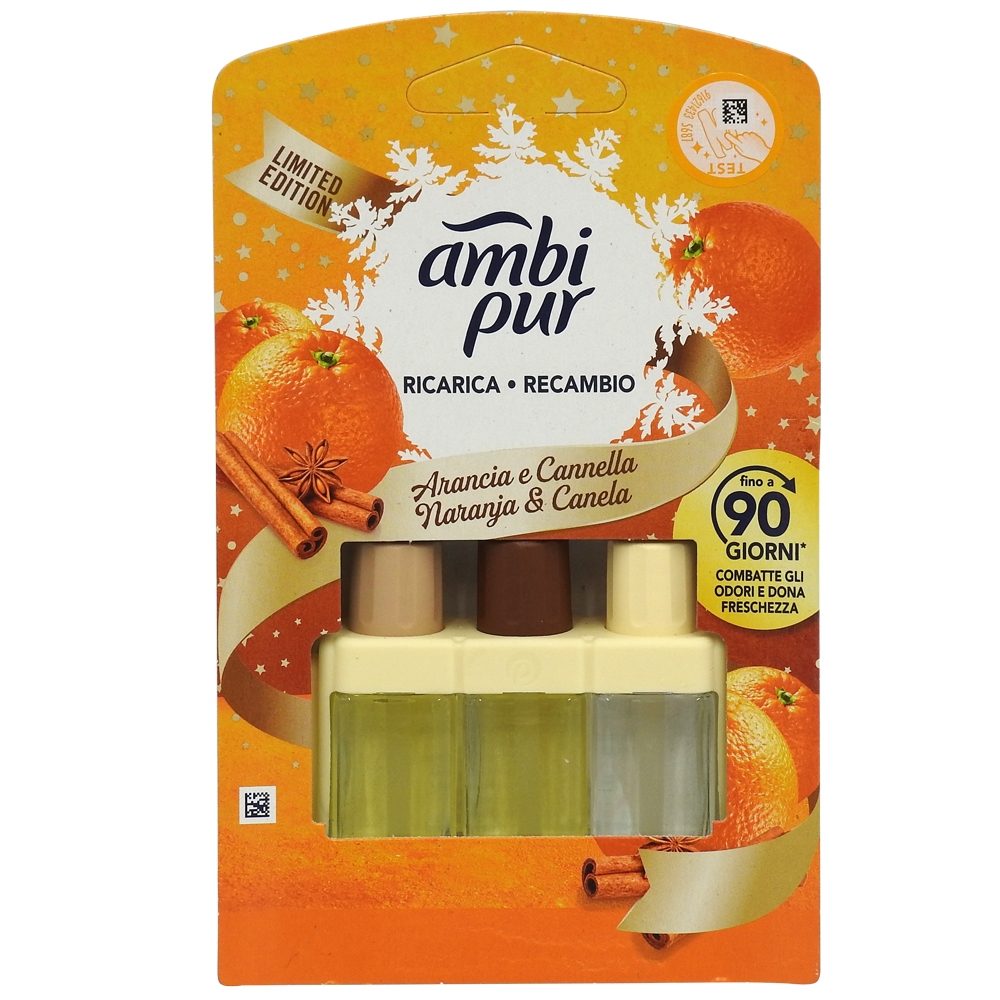 Odorizant, Ambi Pur, Camera 3VOLUTION Rezerva 20 ml Orange Cinnamon