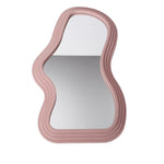 Oglinda de Perete, Flippy, Decorativa, pentru Baie, Dormitor, Sufragerie, Model Minimalist, Forma Asimetrica, 40.3x26