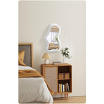 Oglinda de Perete, Flippy, Decorativa, pentru Baie, Dormitor, Sufragerie, Model Minimalist, Forma Asimetrica, 40.3x26