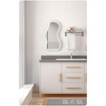 Oglinda de Perete, Flippy, Decorativa, pentru Baie, Dormitor, Sufragerie, Model Minimalist, Forma Asimetrica, 40.3x26