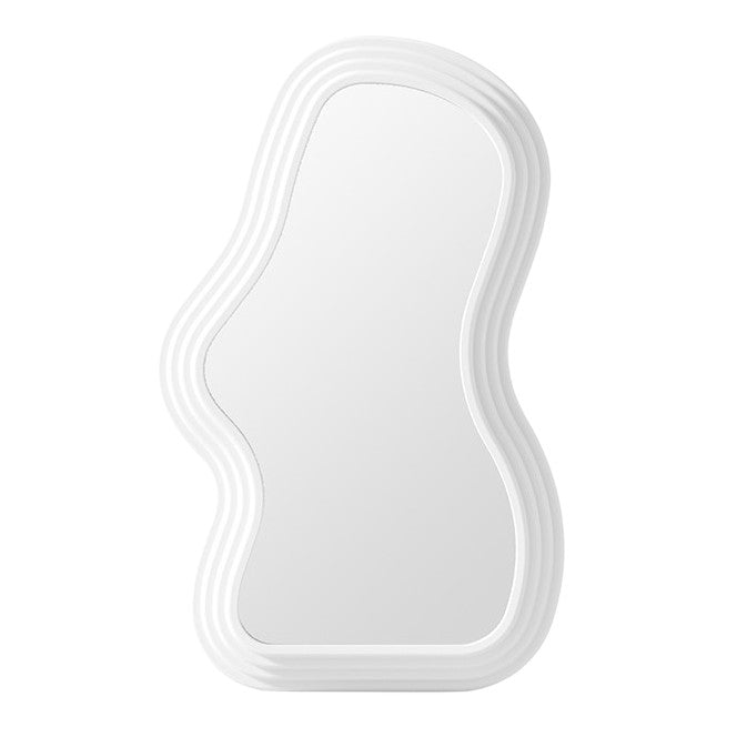 Oglinda de Perete, Flippy, Decorativa, pentru Baie, Dormitor, Sufragerie, Model Minimalist, Forma Asimetrica, 40.3x26
