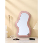 Oglinda de Perete, Flippy, Decorativa, pentru Baie, Dormitor, Sufragerie, Model Minimalist, Forma Asimetrica, 40.3x26