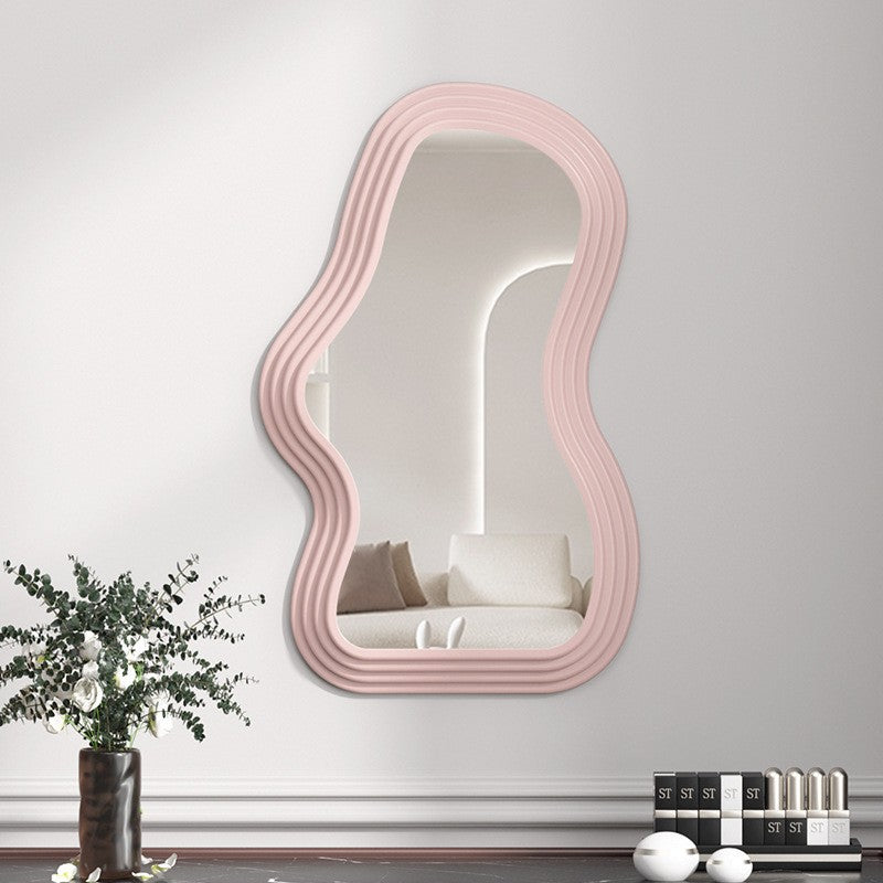 Oglinda de Perete, Flippy, Decorativa, pentru Baie, Dormitor, Sufragerie, Model Minimalist, Forma Asimetrica, 40.3x26